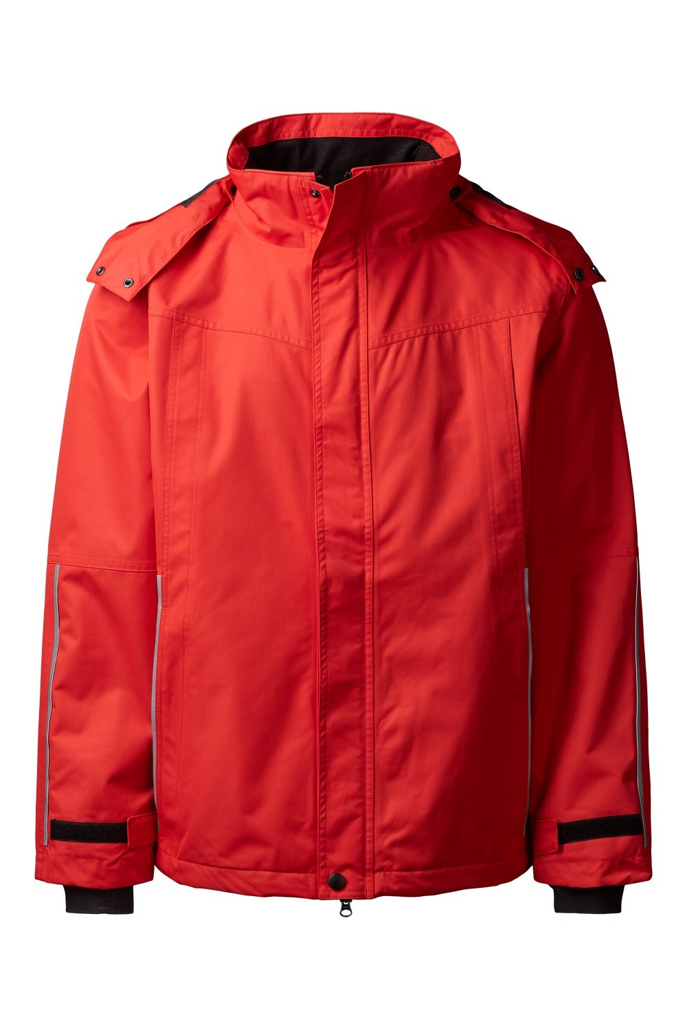 99045-4 xplor care shell jacket unisex red front