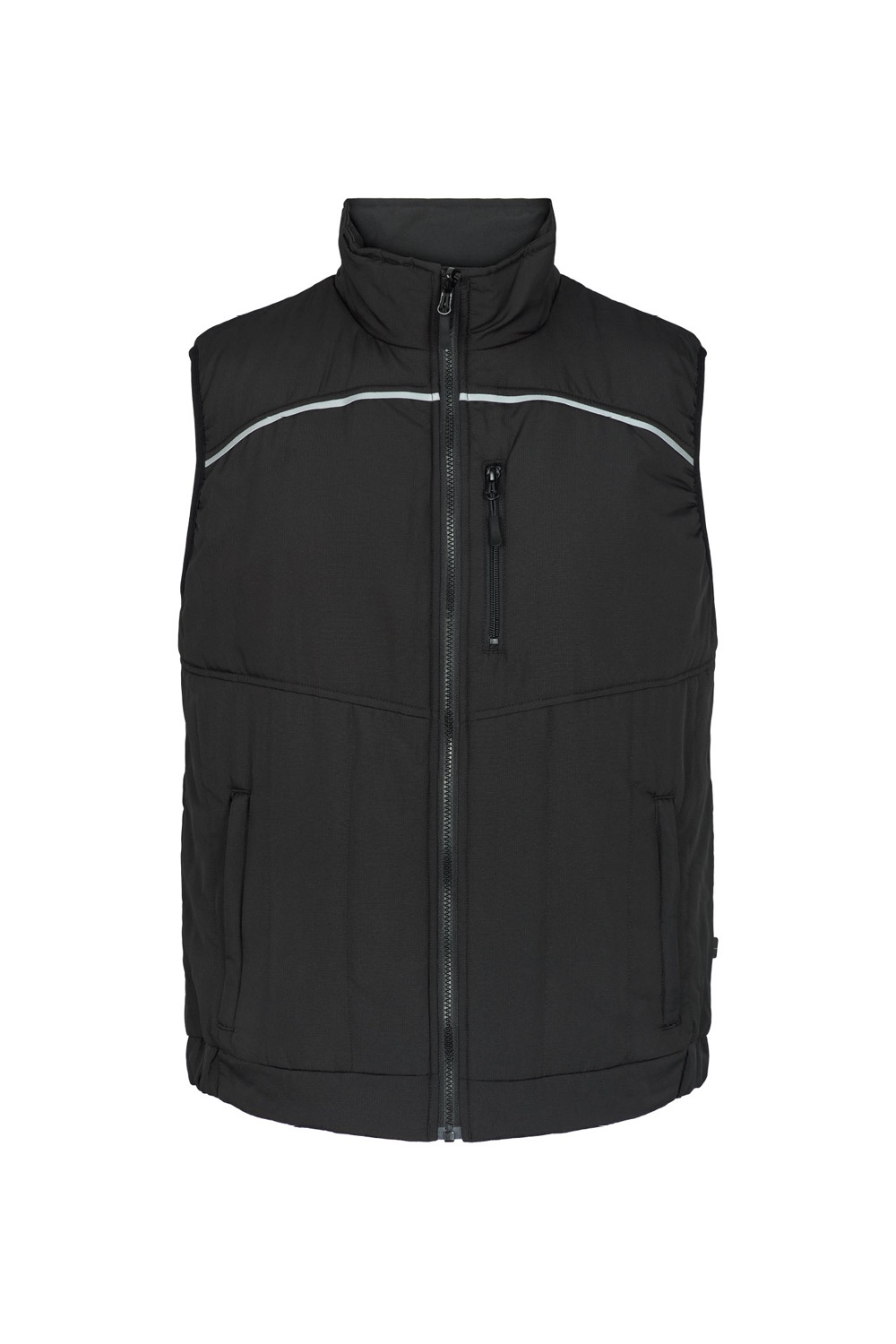 5900 xplor quilted waistcoat unisex black 9000 front