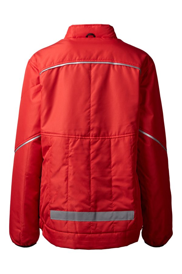 5200 xplor quilted jacket women red 4000 back