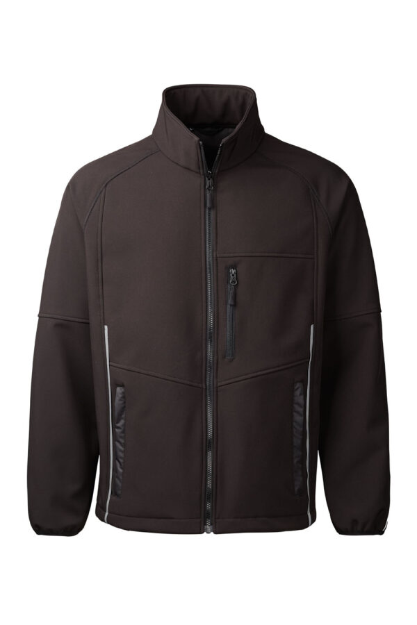 5500 xplor softshell jacket unisex black 9000 front