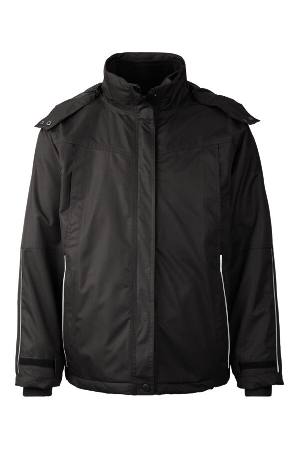 99045-4 xplor care shell jacket unisex black front