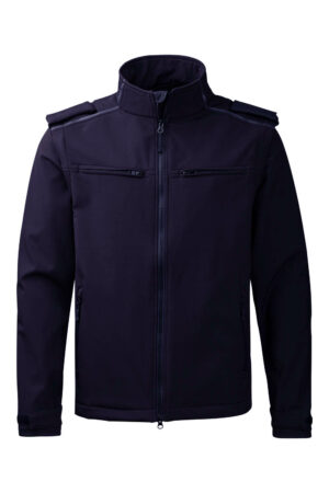 99055 xplor tech softshell jacket unisex navy 5000 front